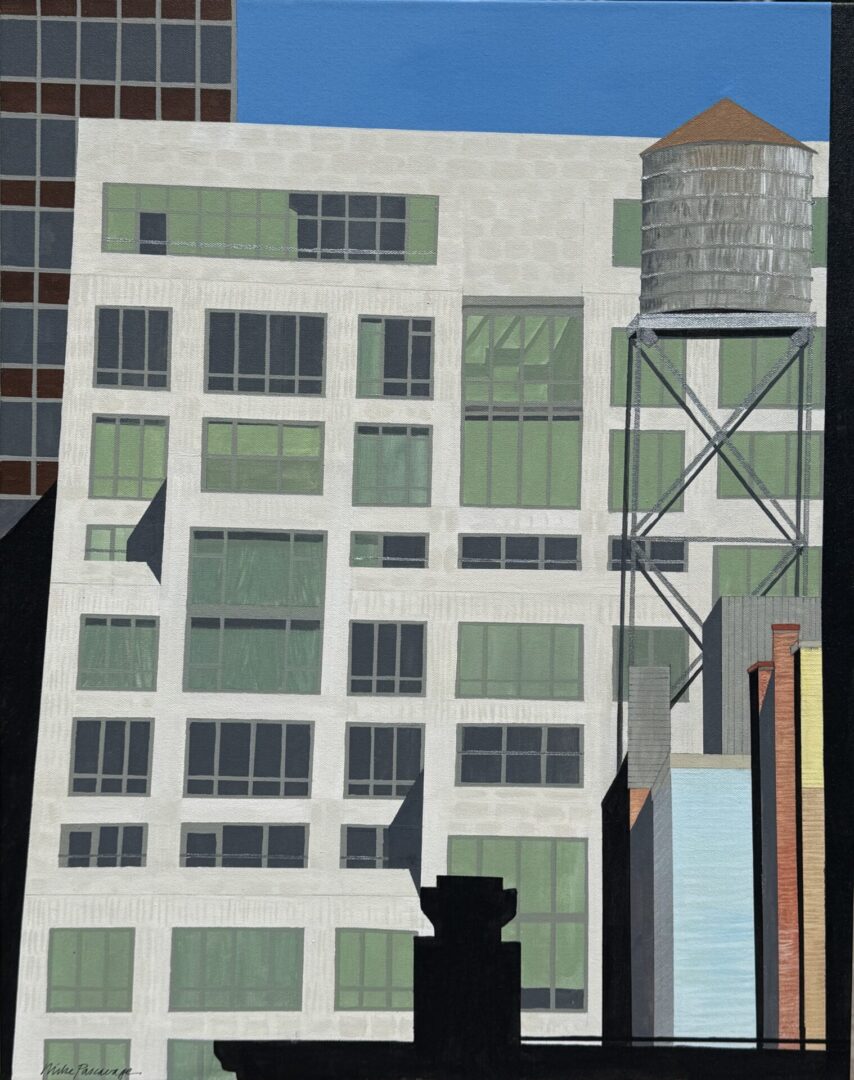 Urban Back Lot-NYC - 24 x 30-  Acrylic on Canvas