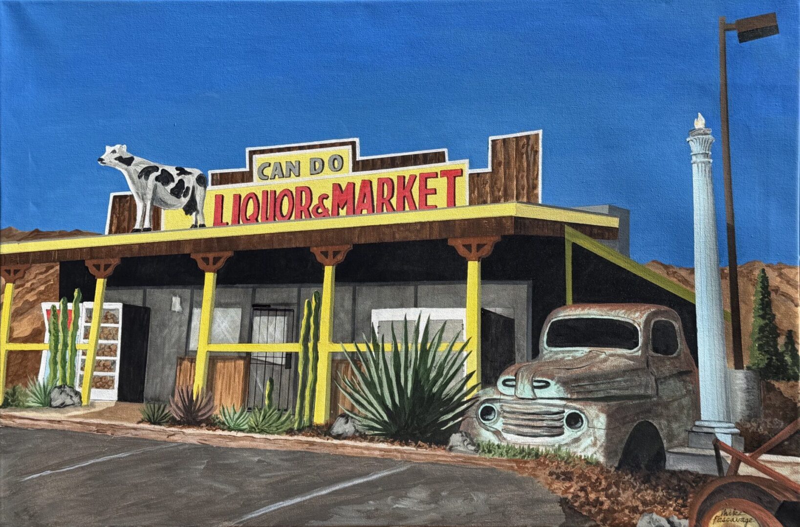 Can Do- Morongo- 24 x 36-  Acrylic on Canvas