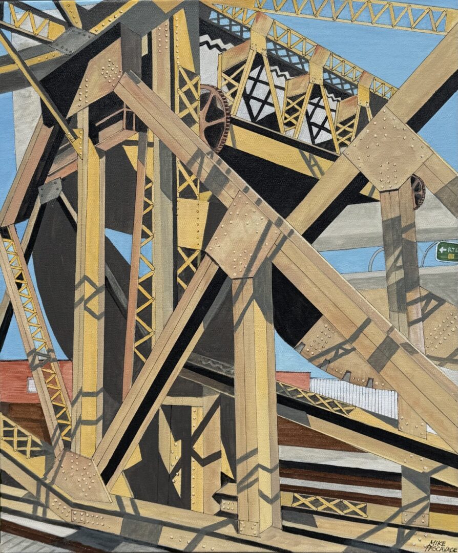 Steel Jungle 20 x 24 Acrylic on Canvas